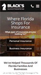 Mobile Screenshot of blacksinsurance.com